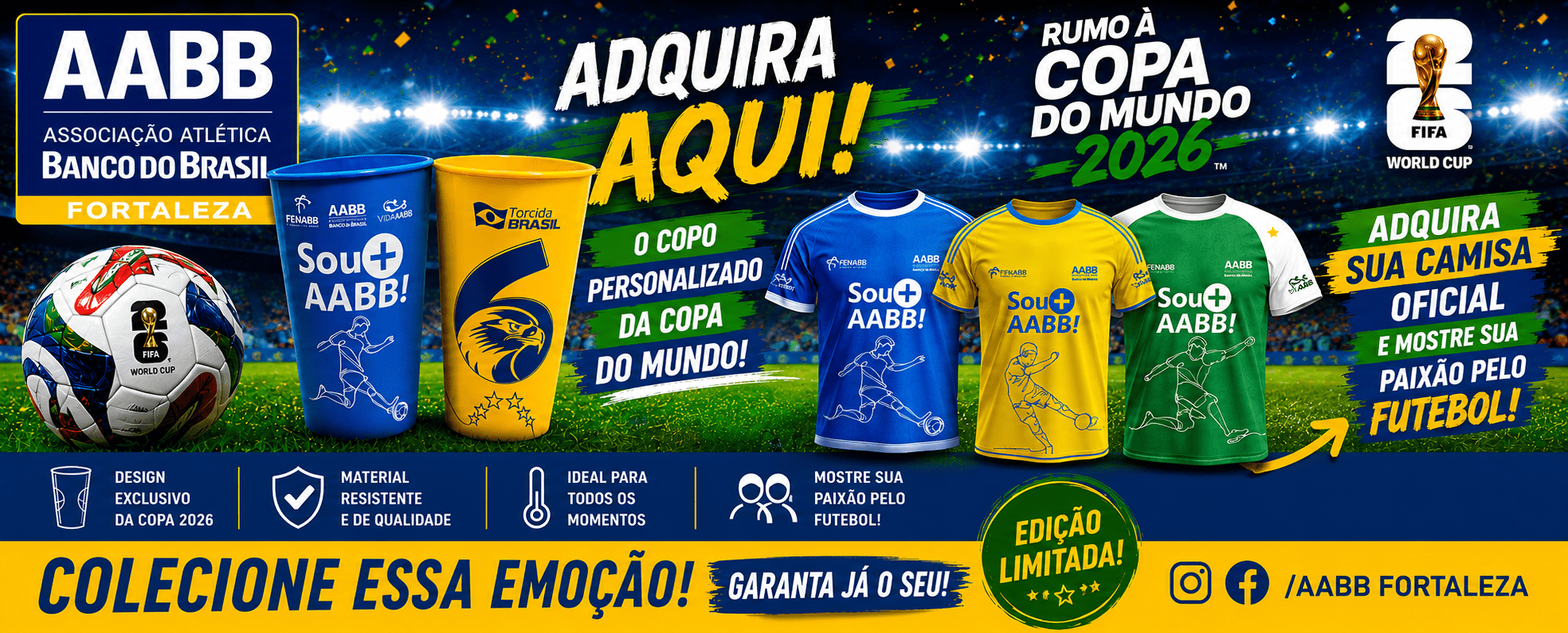Banner Camisa e Copo TV